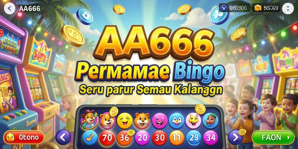 Screenshot gameplay Bingo di AA666 yang menarik dan interaktif.