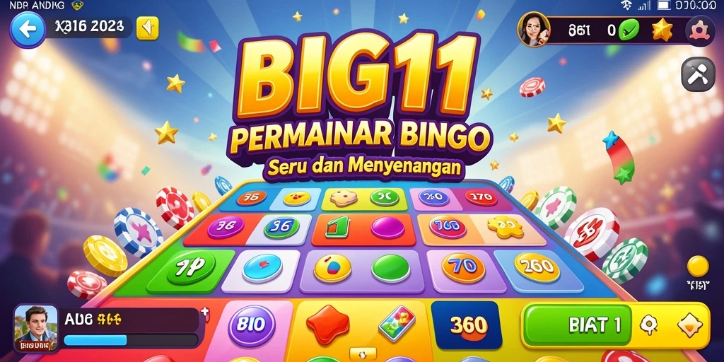 Screenshot gameplay Bingo yang seru dan interaktif di BIG11.