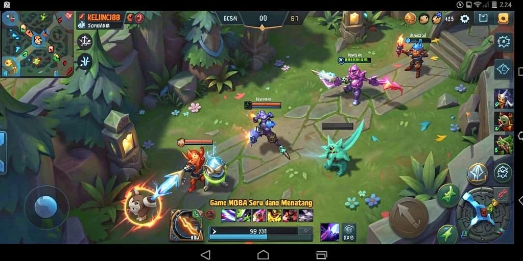 Tangkapan layar gameplay KELINCI88 yang seru dan intens.