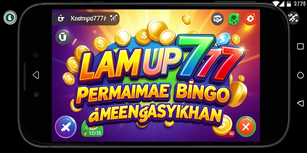 Tampilan gameplay seru dan interaktif LAMPU777 Bingo.