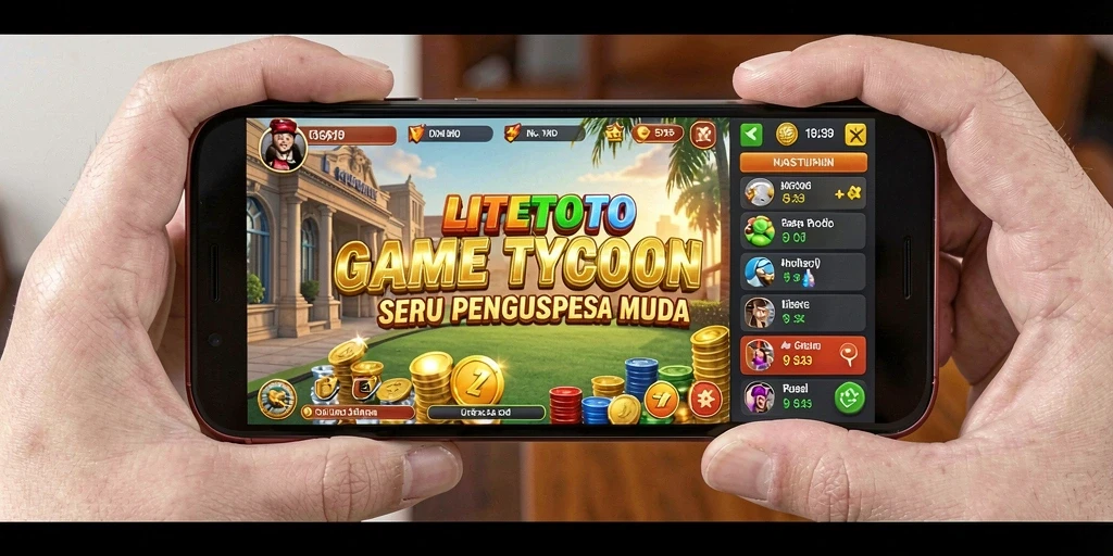 Tampilan menarik dari LITETOTO yang menunjukkan gameplay Tycoon yang seru.