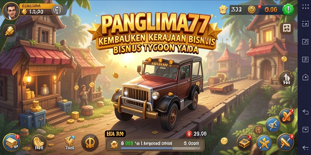 Screenshot gameplay PANGLIMA77 yang menarik dan strategis.