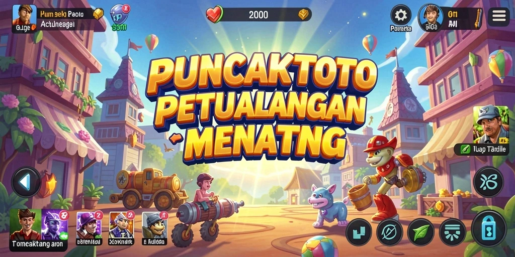 Tampilan gameplay seru PUNCAKTOTO dengan tantangan menarik.